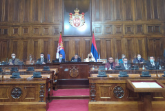 26. januar 2021. Prvo vanredno zasedanje Narodne skupštine Republike Srbije u Dvanaestom sazivu